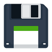 Emoji 💾 Floppy Disc su Facebook 2.0.