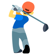 Emoji 🏌️ Persona Che Gioca A Golf su Facebook 2.0.