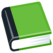 Emoji 📗 Libro Verde su Facebook 2.0.