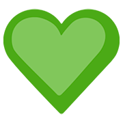 Emoji 💚 Cuore Verde su Facebook 2.0.