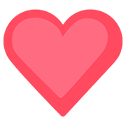 ❤️ Emoji Corazón Rojo en Facebook 2.0.