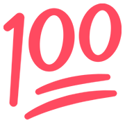 Emoji 💯 100 Punti su Facebook 2.0.