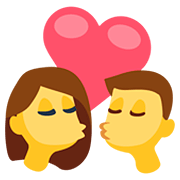 💏 Emoji sich küssendes Paar Facebook 2.0.