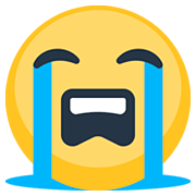 😭 Emoji heulendes Gesicht Facebook 2.0.