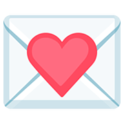 Emoji 💌 Lettera D’amore su Facebook 2.0.