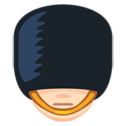 Emoji 💂🏻‍♂️ Guardia Uomo: Carnagione Chiara su Facebook 2.0.