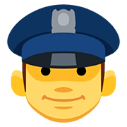 Emoji 👮‍♂️ Poliziotto Uomo su Facebook 2.0.