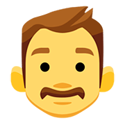 Emoji 👨 Uomo su Facebook 2.0.