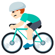 🚴🏻‍♂️ Emoji Hombre En Bicicleta: Tono De Piel Claro en Facebook 2.0.