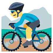 🚵‍♂️ Emoji Hombre En Bicicleta De Montaña en Facebook 2.0.