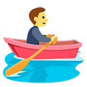 Emoji 🚣‍♂️ Uomo In Barca A Remi su Facebook 2.0.