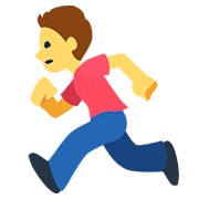 Emoji 🏃‍♂️ Uomo Che Corre su Facebook 2.0.