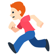 Emoji 🏃🏻‍♂️ Uomo Che Corre: Carnagione Chiara su Facebook 2.0.