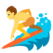 Emoji 🏄‍♂️ Surfista Uomo su Facebook 2.0.