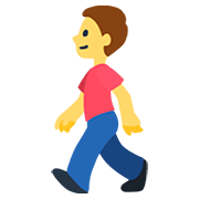 Emoji 🚶‍♂️ Uomo Che Cammina su Facebook 2.0.