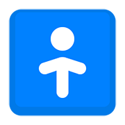 Emoji 🚹 Simbolo Del Bagno Degli Uomini su Facebook 2.0.