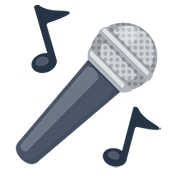 Emoji 🎤 Microfono su Facebook 2.0.