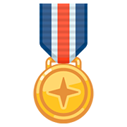 Emoji 🎖️ Medaglia Militare su Facebook 2.0.