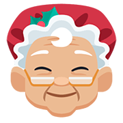 🤶🏼 Emoji Mamá Noel: Tono De Piel Claro Medio en Facebook 2.0.