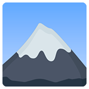 Émoji 🗻 Mont Fuji sur Facebook 2.0.