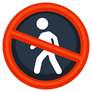🚷 Emoji Prohibido El Paso De Peatones en Facebook 2.0.