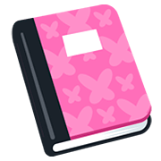 📔 Emoji Cuaderno Con Tapa Decorativa en Facebook 2.0.