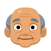 👴🏽 Emoji Anciano: Tono De Piel Medio en Facebook 2.0.