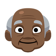 👴🏿 Emoji Homem Idoso: Pele Escura na Facebook 2.0.