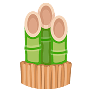 Emoji 🎍 Bambù Decorato su Facebook 2.0.