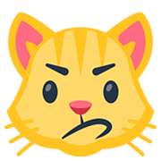 😾 Emoji schmollende Katze Facebook 2.0.