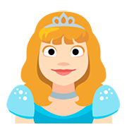 👸🏻 Emoji Prinzessin: helle Hautfarbe Facebook 2.0.