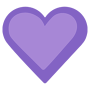 💜 Emoji Corazón Morado en Facebook 2.0.