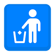 Emoji 🚮 Simbolo Per La Raccolta Dei Rifiuti su Facebook 2.0.