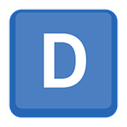 🇩 Emoji Letra do símbolo indicador regional D na Facebook 2.0.