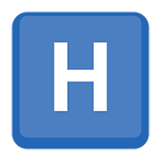 🇭 Emoji Indicador regional símbolo letra H en Facebook 2.0.