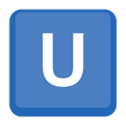 🇺 Emoji Indicador regional símbolo letra U en Facebook 2.0.