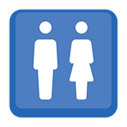 Émoji 🚻 Panneau Toilettes sur Facebook 2.0.