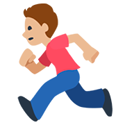 🏃🏼 Emoji Persona Corriendo: Tono De Piel Claro Medio en Facebook 2.0.