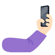 Emoji 🤳🏻 Selfie: Carnagione Chiara su Facebook 2.0.