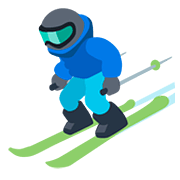 ⛷️ Emoji Skifahrer(in) Facebook 2.0.