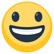 😃 Emoji Cara Sonriendo Con Ojos Grandes en Facebook 2.0.