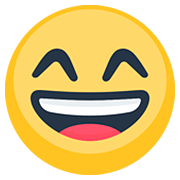 😄 Emoji grinsendes Gesicht mit lachenden Augen Facebook 2.0.