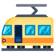 Emoji 🚋 Vagone Del Tram su Facebook 2.0.
