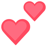 💕 Emoji zwei Herzen Facebook 2.0.