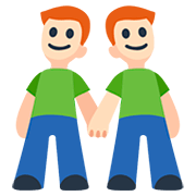 👬🏻 Emoji händchenhaltende Männer: helle Hautfarbe Facebook 2.0.