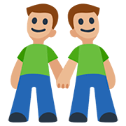 Emoji 👬🏼 Due Uomini Che Si Tengono Per Mano: Carnagione Abbastanza Chiara su Facebook 2.0.