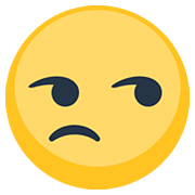 Emoji 😒 Faccina Contrariata su Facebook 2.0.