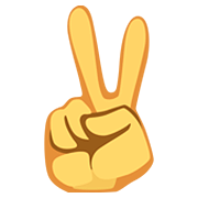 ✌️ Emoji Victory-Geste Facebook 2.0.