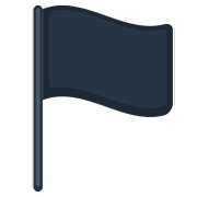Emoji 🏴 Bandiera Nera su Facebook 2.0.
