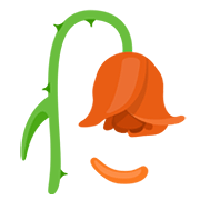 Emoji 🥀 Fiore Appassito su Facebook 2.0.